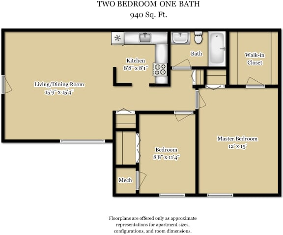 2 bed 2 bath at Potomac Ridge Apartments, Virginia, 22191