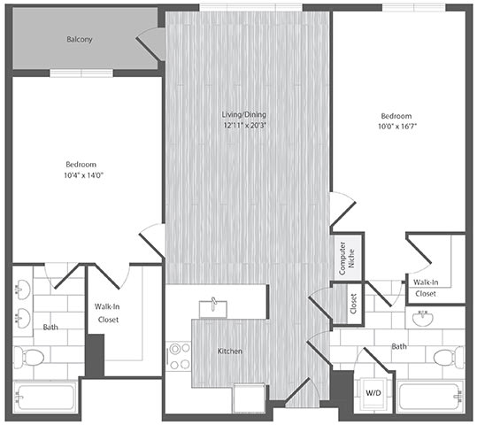 2 bedroom apartments in Merrifield VA