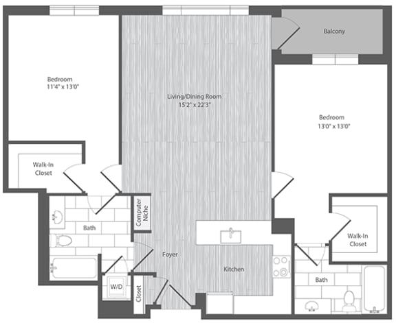 two bedroom apartments Merrifield VA