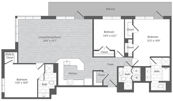 three bedroom apartments Merrifield VA