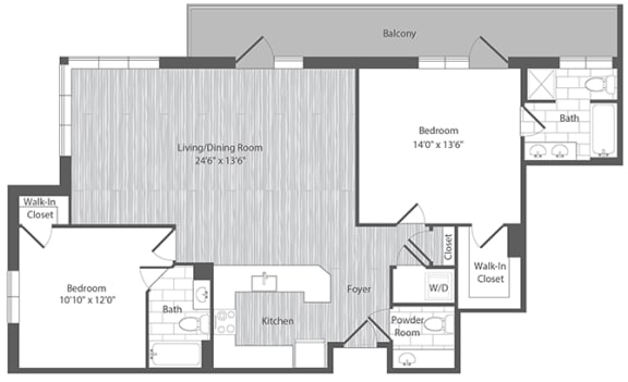 Merrifield two bedroom apartments