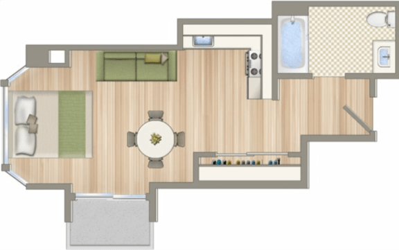 Floor Plan  CA_SantaMonica_1537on7th_p0546778_SingleModA_2_FloorPlan