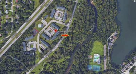 Satellite View Of Property at The Lodge Apartments, Indianapolis, 46205