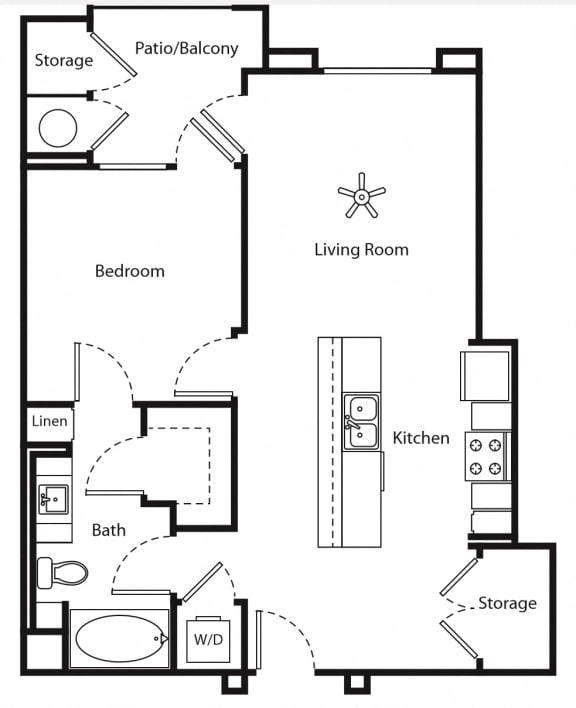 Corona, CA Metro at Main Apartments 1 bedroom 1 bath