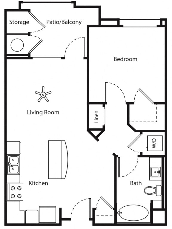 Corona, CA Metro at Main Apartments 1 bedroom 1 bath