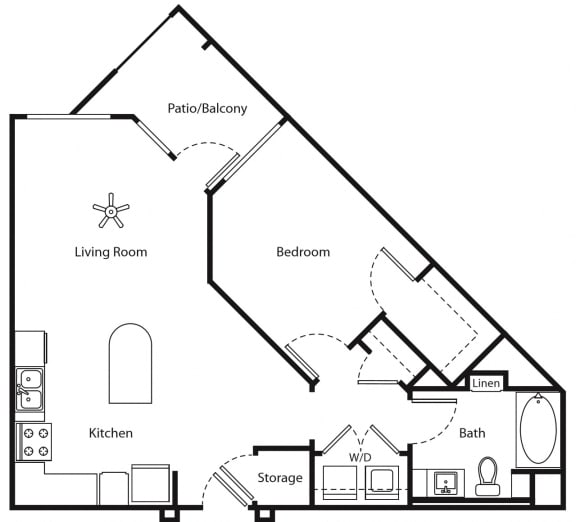 Corona, CA Metro at Main Apartments 1 bedroom 1 bath