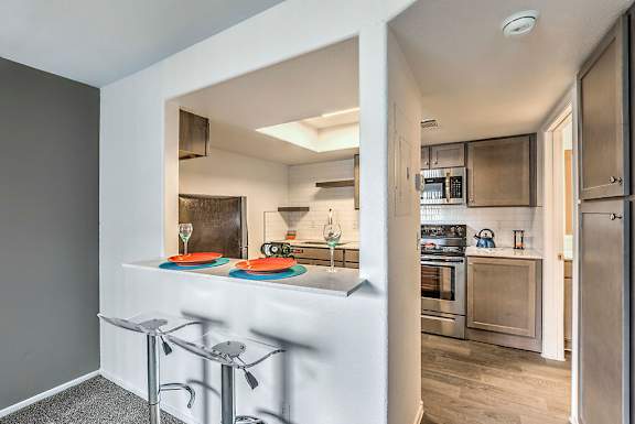 Island Kitchen at The 95 Apartments, Las Vegas, Nevada