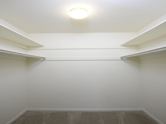 Walk in closet   at Charlesgate Apartments, Maryland