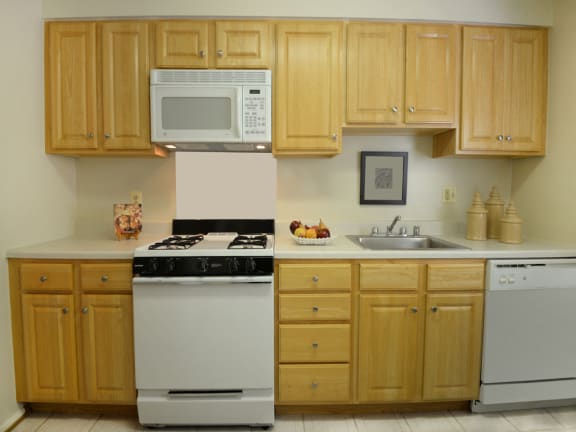 Spacious kitchen at Rockdale Gardens Apartments*, Baltimore, 21244