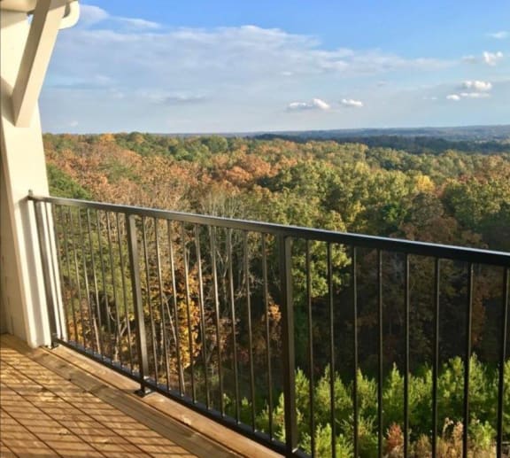 Large Balcony at The Crest at Laurel Canyon, Canton, GA, 30114