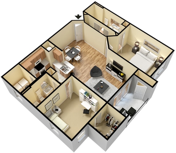 Rapallo Apartments Naples floor plan