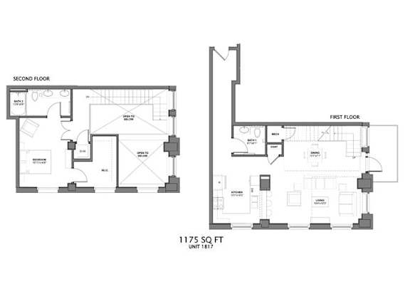 1 Bedroom Floor Plan
