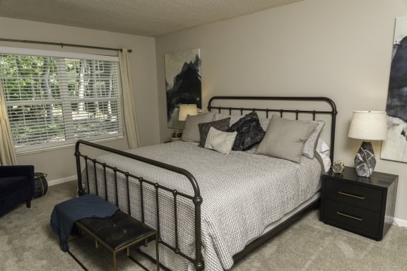 Spacious Master Bedroom at Fairlane Woods Apartments, Dearborn, 48126