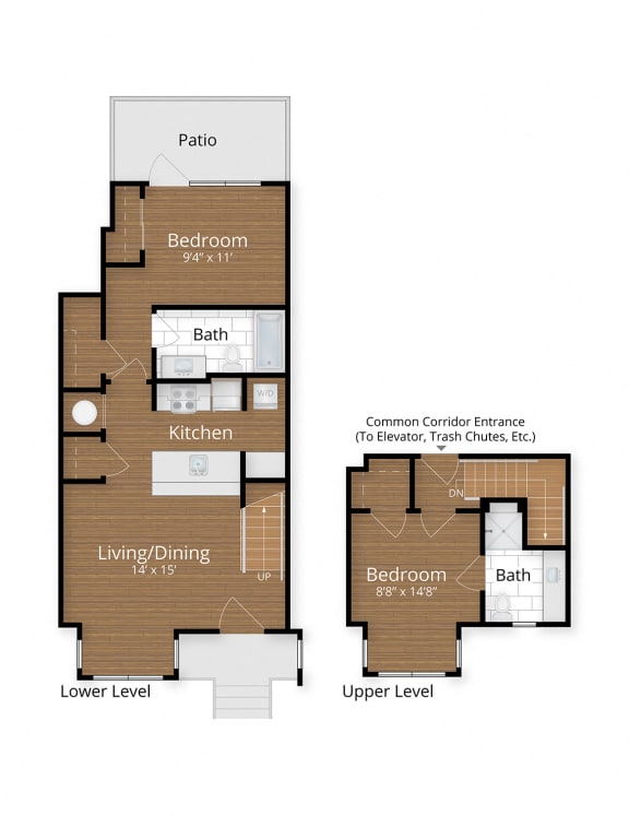 Duplex Plan at 1600 Pennsylvania Avenue SE, Washington, DC, 20003