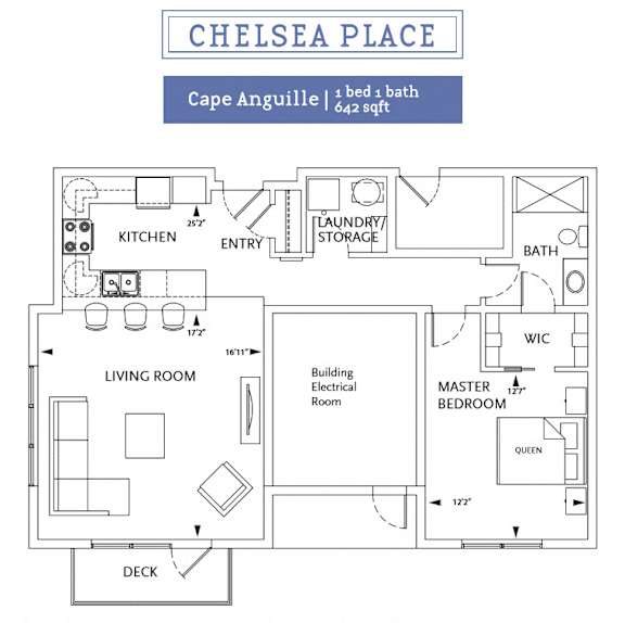 Chelsea Place - 1 Bedroom - Cape Anguille