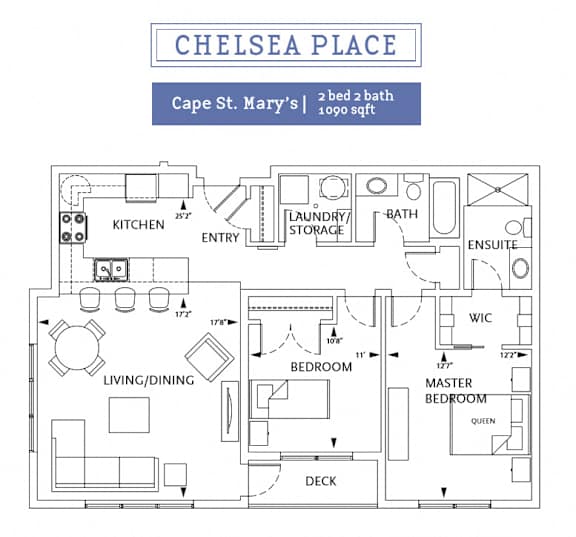 Chelsea Place - 2 Bedroom 2 Bath - Cape St Marys