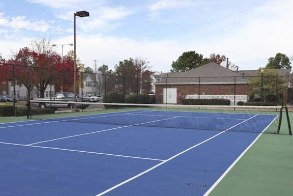 Tennis court at The Trails at Mt. Moriah, Memphis, TN