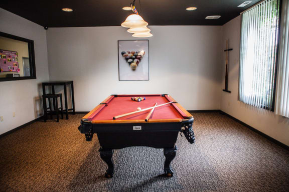 Play Some Pool at Franklin River Apartments, Southfield