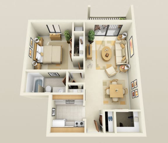 1 & 2 Bedroom Apartments in Kalamazoo, MI | Dover Hills Apartments