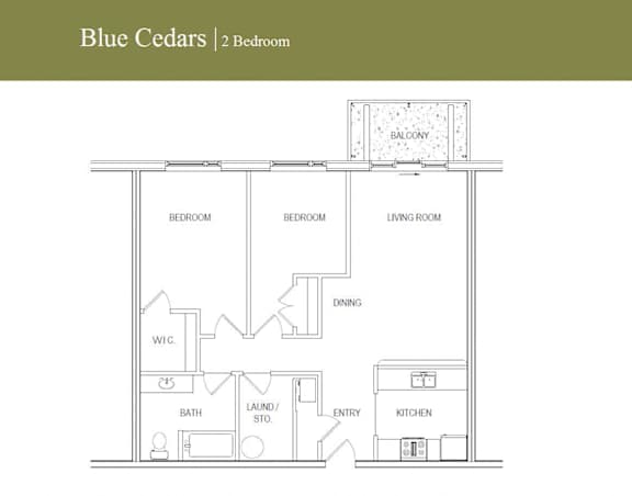Blue Cedars Two Bedroom Image