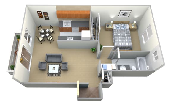 Lakeview Apartments 1Bed 1Bath small