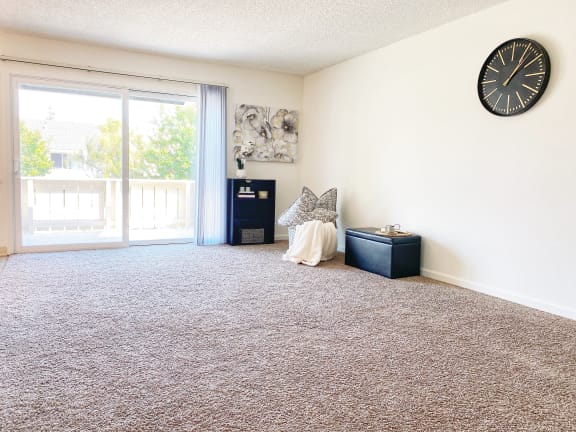 living are with patio view