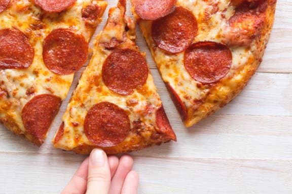 Pizza at Legends at Rancho Belago, California, 92553
