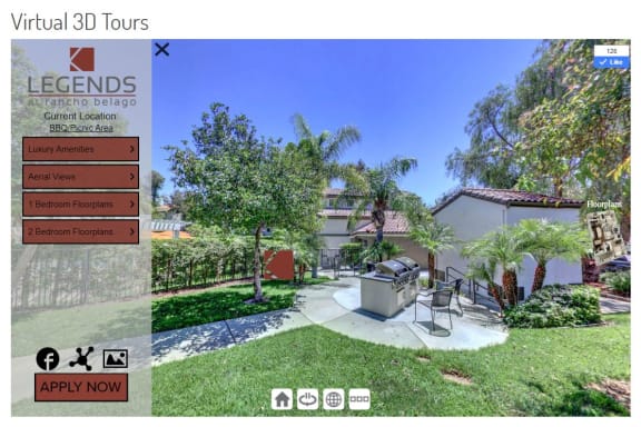 3d tour at Legends at Rancho Belago, Moreno Valley, California