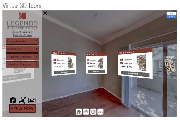 floor plan 3d at Legends at Rancho Belago, Moreno Valley, 92553