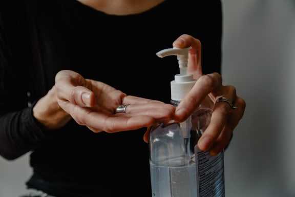 Handwashing at Legends at Rancho Belago, California