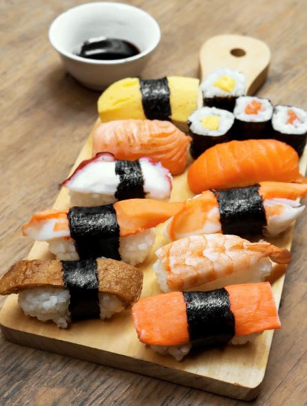 Sushi at Legends at Rancho Belago, California
