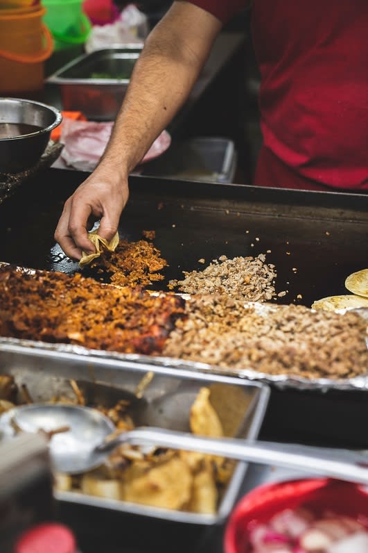 Tacos at Legends at Rancho Belago, California
