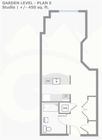 Floor Plan  Garden Level Plan E