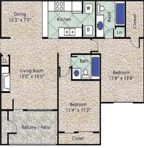 Portia Floor Plan at Bardin Oaks, Texas, 76018