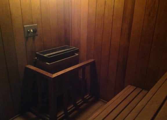 Sauna Room at Highlander Park Apts, Riverside
