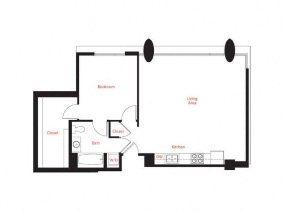 C-3 Floor Plan at Met Lofts, California