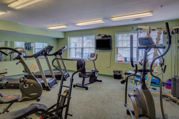 Fitness Center With Modern Equipment at Idlewild Creek  Apartments, Cornwall, NY, 12518