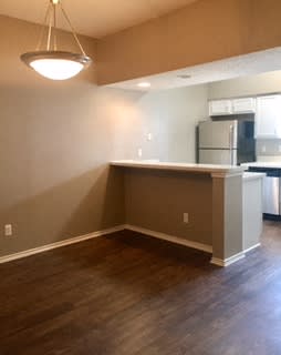 Kitchen Area at The Manhattan Apartments, Dallas