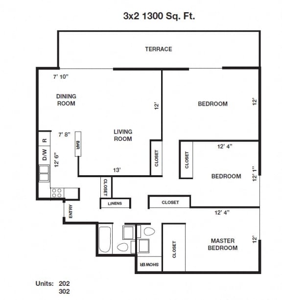 View the Floor Plans for Mondrian Colorado Apartments in Denver, CO