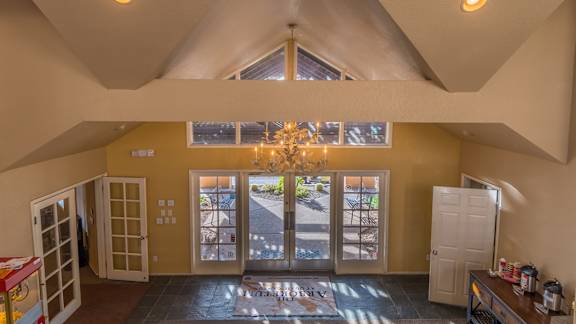 Arboretum clubhouse with coffeer station
