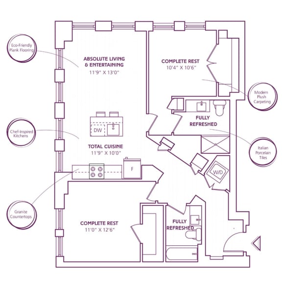 Floor Plan  at The Bartlett, Virginia
