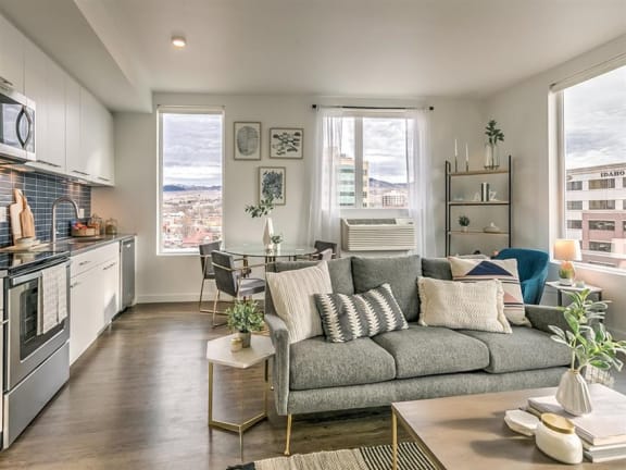 Classic Living Room Design at The Fowler, Boise, Idaho