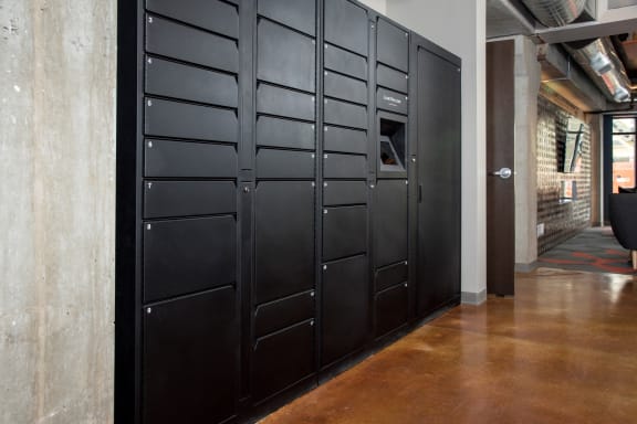 Luxer One Package System at Victoria Flats, Victoria, Minnesota