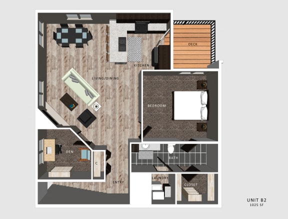 Baxter floor plan at The Villas at Falling Waters in Omaha, NE