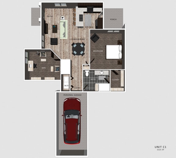 Casper floor plan at the Villas at Falling Waters in Omaha, NE