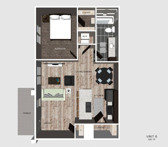 The Grant floor plan at The Villas at Falling Wates