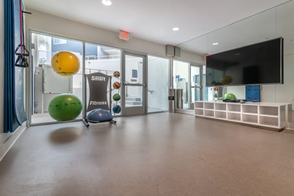 Two Level Fitness Center at Beverly Plaza Apartments, Long Beach, 90815
