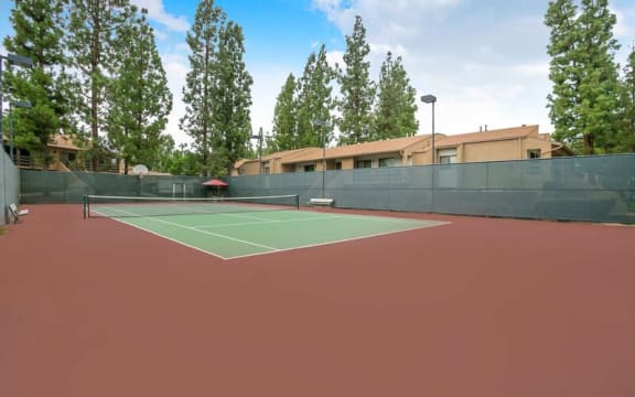 Synthetic Tennis Court at Redlands Park Apts, Redlands, 92373