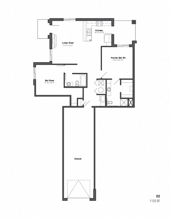 Two Bedroom Apartments At The Villas At Mahoney Park In Lincoln 