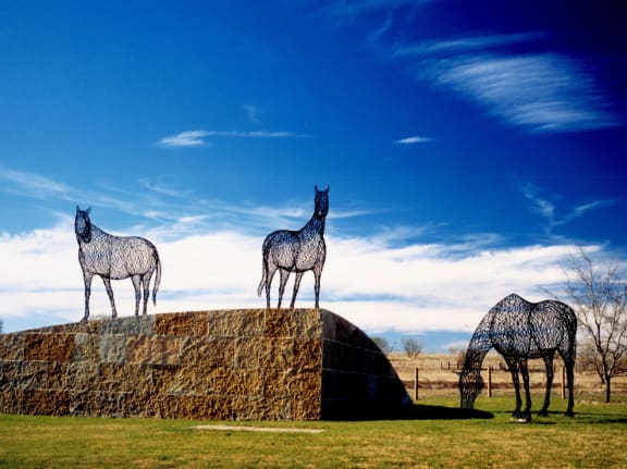 Austin Ranch Steel Horses